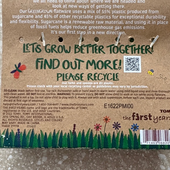 Green Sprouts Reusable Flatware Set - Picture 3 of 4